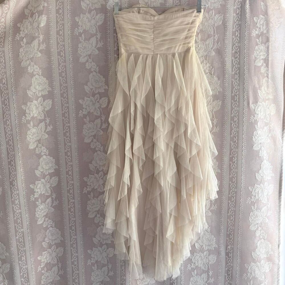 Teeze Me Women's Cream Formal Dress - Picture 3 of 7
